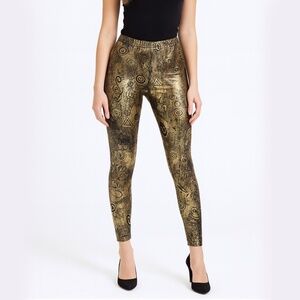 Joyrich Los Angeles Women’s Gold Black Metallic Leggings